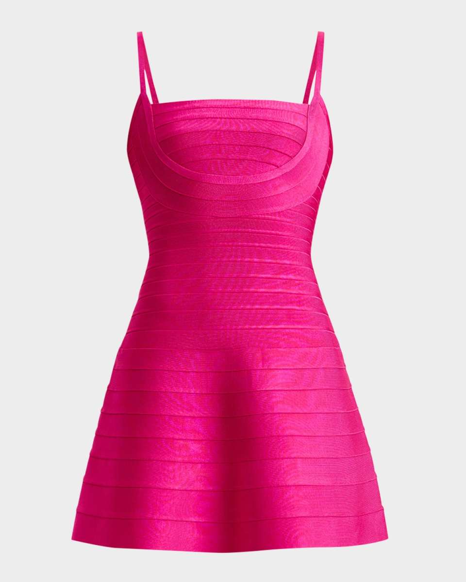 Millie Fit-&-Flare Bandage Mini Dress